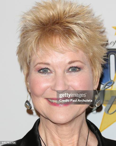 Actress Dee Wallace attends the 27th annual "Night Of 100 Stars" black tie dinner viewing gala at The Villa Aurora on February 26, 2017 in Pacific...