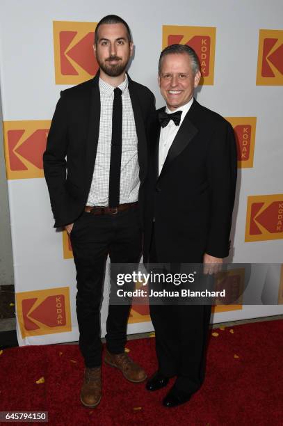 Ti West and Jeff Clarke attend the Kodak OSCAR Gala, L.A. At Nobu on February 26, 2017 in Los Angeles, California.