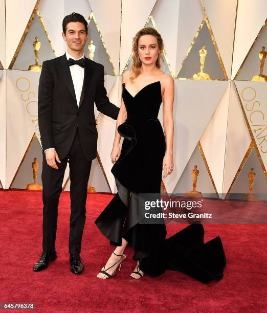 Brie Larson, Alex Greenwald arrives at the 89th Annual Academy Awards at Hollywood & Highland Center on February 26, 2017 in Hollywood, California.