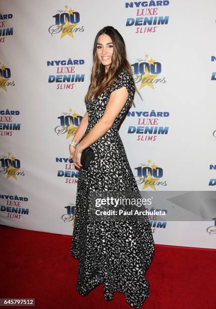 Actress Olga Safari attends the 27th annual "Night Of 100 Stars" black tie dinner viewing gala at The Villa Aurora on February 26, 2017 in Pacific...