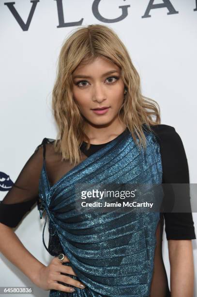 Model Rola attends the 25th Annual Elton John AIDS Foundation's Academy Awards Viewing Party at The City of West Hollywood Park on February 26, 2017...