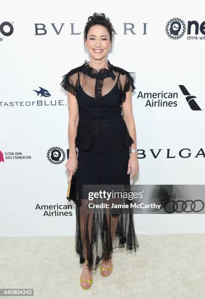 Actor Bree Turner attends the 25th Annual Elton John AIDS Foundation's Academy Awards Viewing Party at The City of West Hollywood Park on February...
