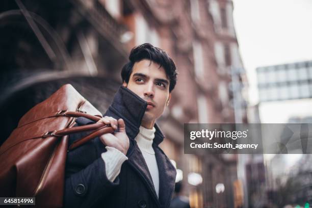 handsome tourist - high collar stock pictures, royalty-free photos & images