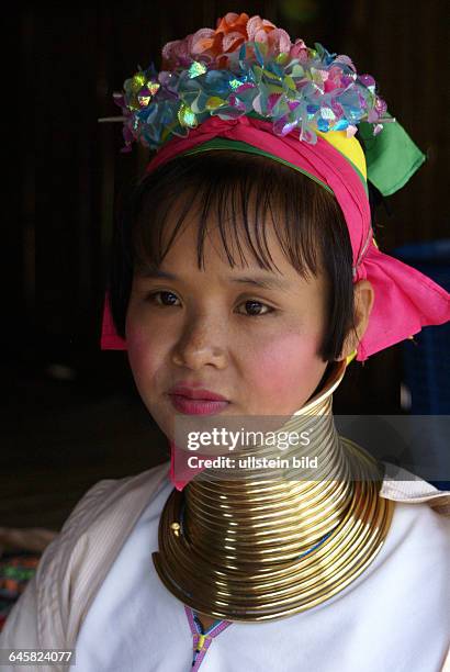 Langhalsfrauen, Karen Padaung bei Mae Hong Son in Thailand
