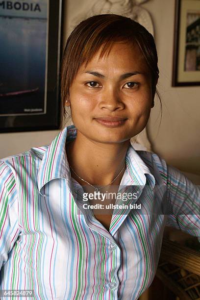 Frau in Kambodscha