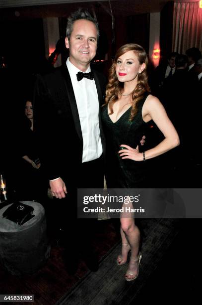 Head of Amazon Studios Roy Price and playwright Lila Feinberg attend the Amazon Studios Oscar Celebration at Delilah on February 26, 2017 in West...