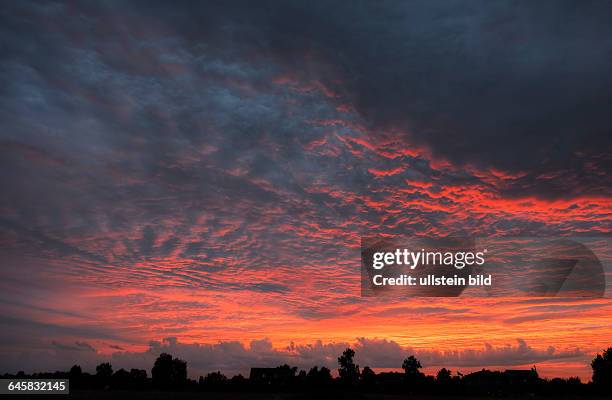 Wolkenformation, Abendhimmel