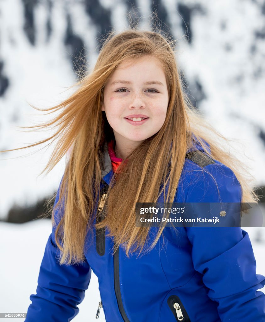 The Dutch Royal Family Hold Annual Photo Call In Lech