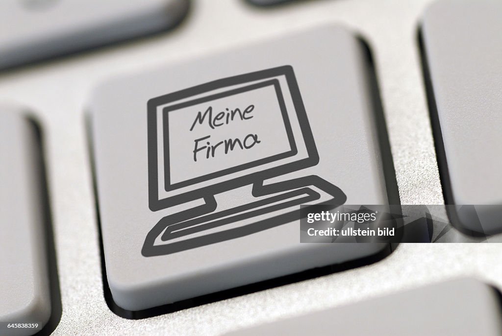 Computer, Computertastatur, Tastatur, online, Online, Zeichen, Symbol, Symbole, Taste, Tasten, Firma, Firmen, Firmengründung, Firmengründungen, Neugründung, Firmenneugründung, Selbständigkeit, Selbsts