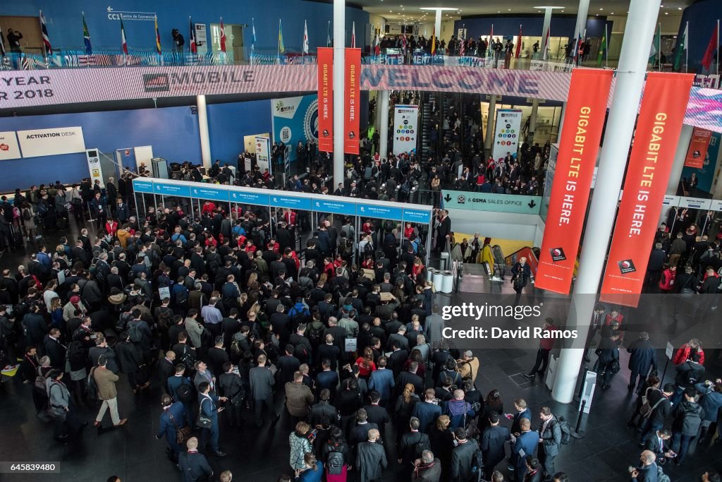 Opening Day Of The Mobile World Congress