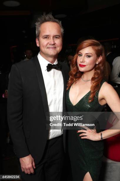 Head of Amazon Studios Roy Price and playwright Lila Feinberg attend the Amazon Studios Oscar Celebration at Delilah on February 26, 2017 in West...