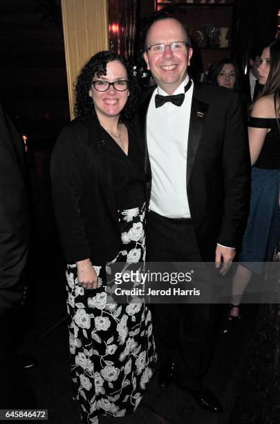 Karen Needham and IMDb CEO & Founder Col Needham attend the Amazon Studios Oscar Celebration at Delilah on February 26, 2017 in West Hollywood,...