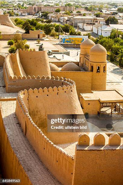 Usbekistan, Uzbekistan, Chiwa, Chiva, Xiwa, Choresm, Museumsstadt, Maerchenstadt, Stadtfestung, Architektur, Bauwerk, Gebaude, historisch, Kultur,...