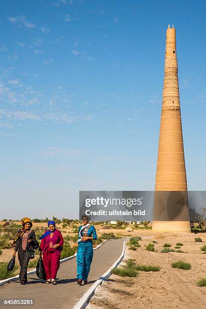 Turkmenistan, Tuerkmenistan, Chorasan, Konya Urgench, Kohne Urgentsch, Konye Urgench, Minarett des Kutlut Timur, Unesco Welterbe, Weltkulturerbe, 1....