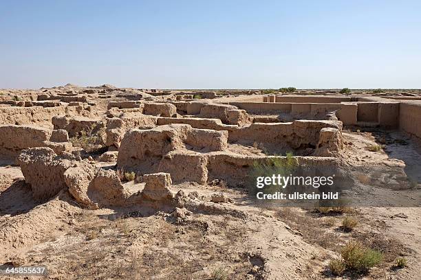 Turkmenistan, Tuerkmenistan, Chorasan, Gonur-Depe, Mary, groesste und bedeutendste bronzezeitliche Siedlung, Zentrum der Murghabo-baktrischen Kultur,...