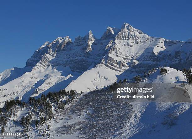 Dents du Midi, Les Crosets, Wallis, Schweiz