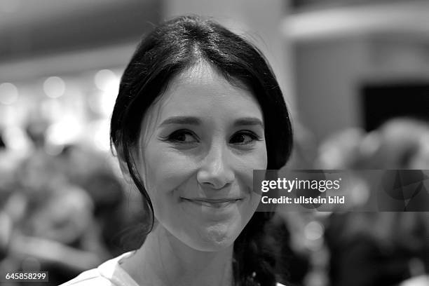 Schauspielerin Sibel Kekilli während des Eröffnungsempfangs anlässlich der 65. Internationalen Filmfestspiele Berlin