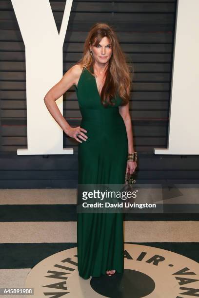Journalist Jemima Goldsmith attends the 2017 Vanity Fair Oscar Party hosted by Graydon Carter at the Wallis Annenberg Center for the Performing Arts...