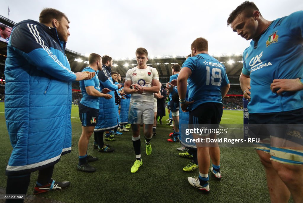 England v Italy - RBS Six Nations