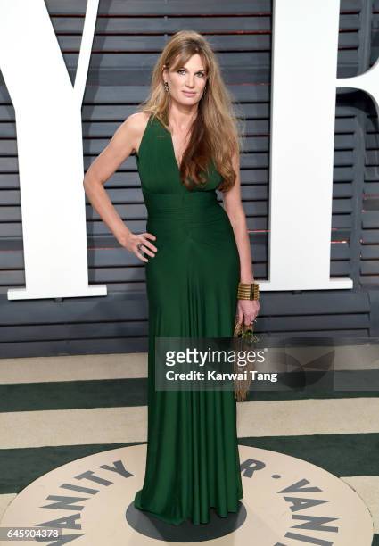 Jemima Goldsmith arrives for the Vanity Fair Oscar Party hosted by Graydon Carter at the Wallis Annenberg Center for the Performing Arts on February...
