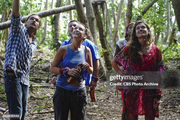 "The Stakes Have Been Raised" - Malcolm Freberg, Jeff Varner, Ciera Eastin, Michaela Bradshaw and Hali Ford on SURVIVOR: Game Changers. The Emmy...