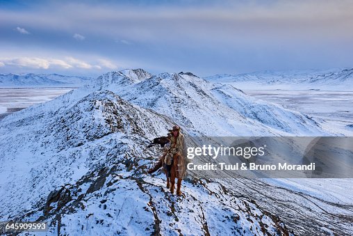 Mongolia, Bayan-Olgii, eagle hunter Mongolia, Bayan-Olgii, eagle hunter