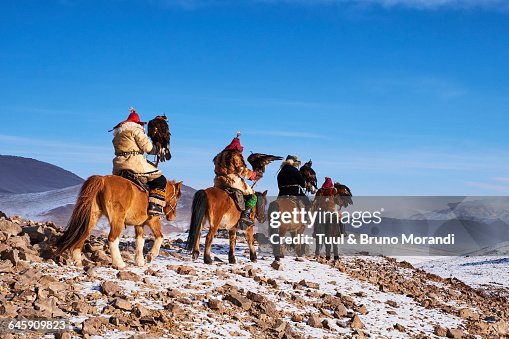 Mongolia, Bayan-Olgii, eagle hunter Mongolia, Bayan-Olgii, eagle hunter