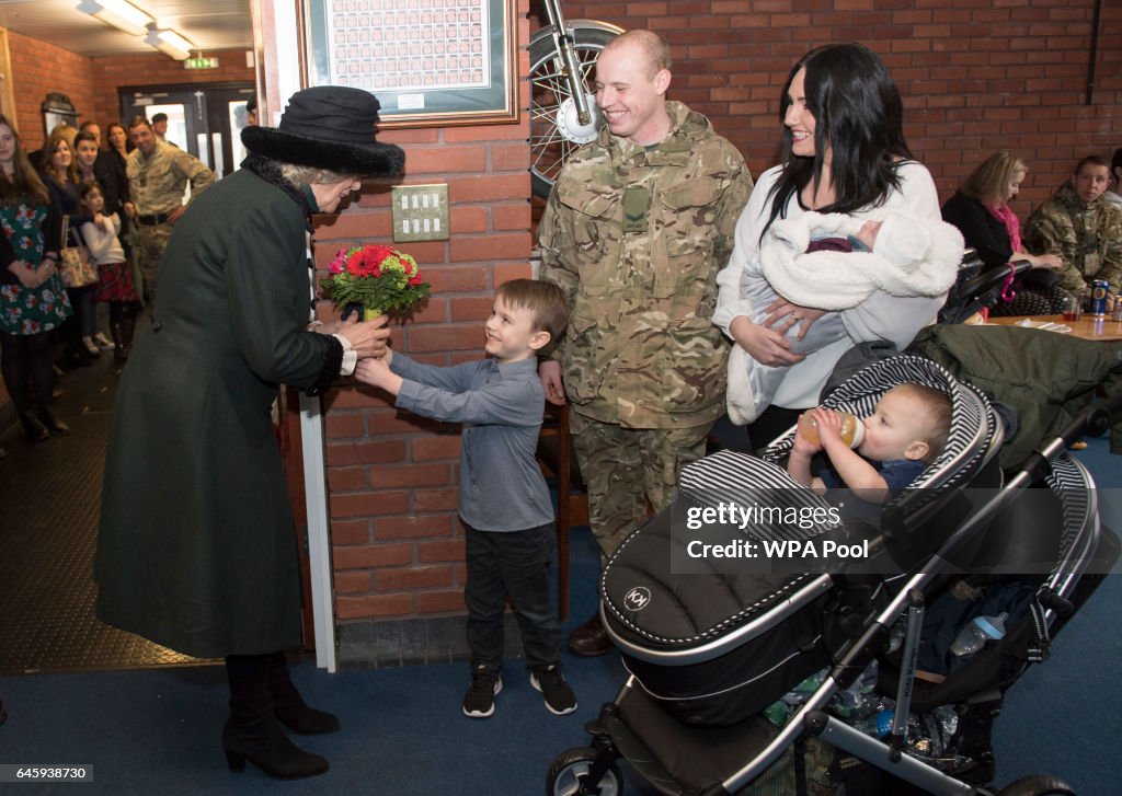The Duchess Of Cornwall Visits The 4th Battalion The Rifles