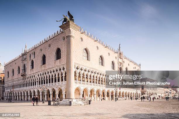 the doge's palace in venice, italy. - palazzo ducale venezia foto e immagini stock