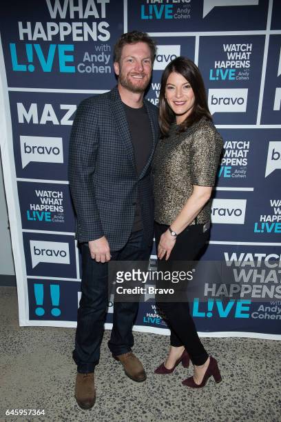 Pictured : Dale Earnhardt Jr. And Gail Simmons --