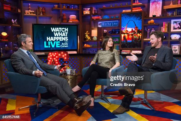 Pictured : Andy Cohen, Gail Simmons and Dale Earnhardt Jr. --