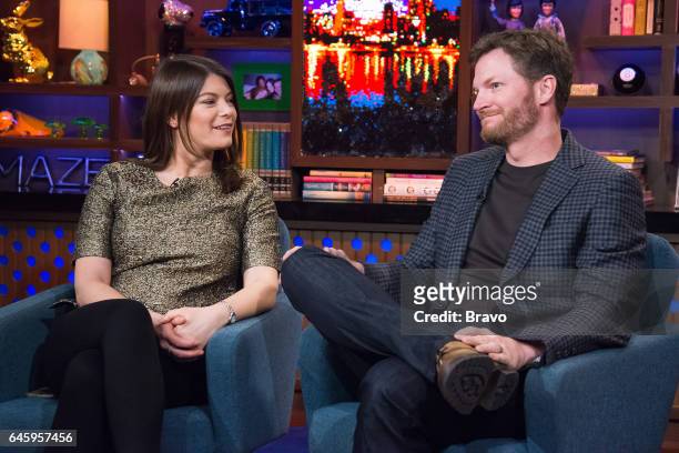 Pictured : Gail Simmons and Dale Earnhardt Jr. --