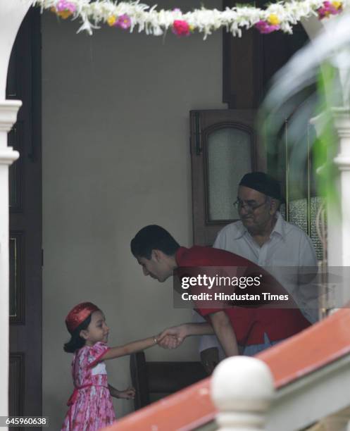 Parsi people celebrated & visits an agiary as the community celebrates Pateti the Parsi new year, in Mumbai on Thursday.