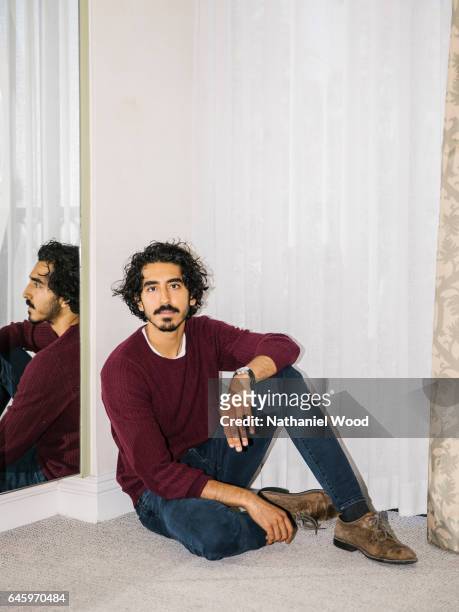 Actor Dev Patel is photographed for New York Times on November 5, 2016 in Los Angeles, California.