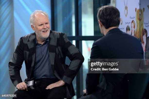 Actor John Lithgow attends the AOL Build series at Build Studio on February 27, 2017 in New York City.