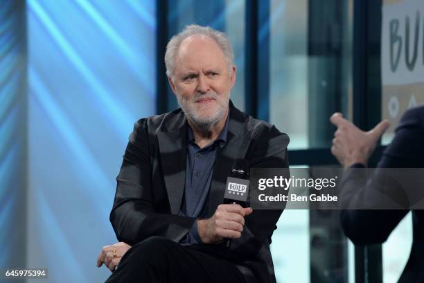 Actor John Lithgow attends the AOL Build series at Build Studio on February 27, 2017 in New York City.