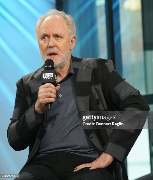 Actor John Lithgow attends the Build Series at Build Studio on February 27, 2017 in New York City.