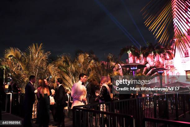 General view of atmosphere during the 2017 Vanity Fair Oscar Party hosted by Graydon Carter at Wallis Annenberg Center for the Performing Arts on...