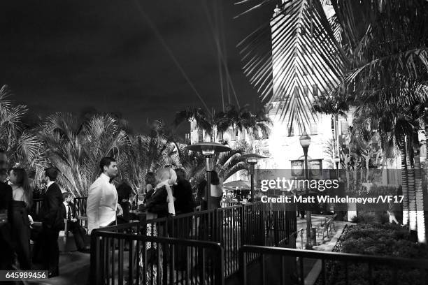 General view of atmosphere during the 2017 Vanity Fair Oscar Party hosted by Graydon Carter at Wallis Annenberg Center for the Performing Arts on...