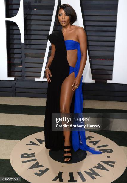 Gabrielle Union attends the 2017 Vanity Fair Oscar Party hosted by Graydon Carter at Wallis Annenberg Center for the Performing Arts on February 26,...