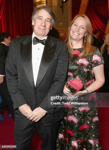 Getty Images Chairmen and Co-Founder Jonathan Klein and his wife Deborah attend the 89th Annual Academy Awards at Hollywood & Highland Center on...