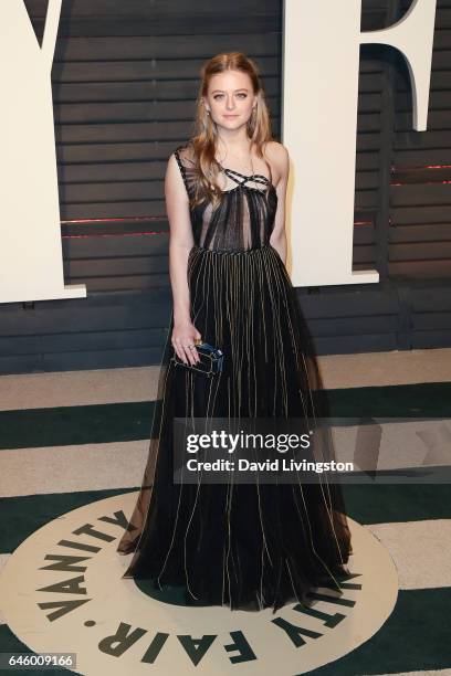 Actress Anna Katerina Baryshnikov attends the 2017 Vanity Fair Oscar Party hosted by Graydon Carter at the Wallis Annenberg Center for the Performing...