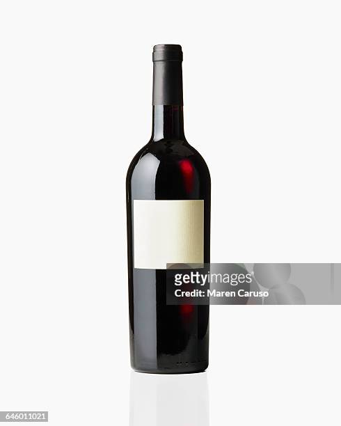 bottle of red wine - garrafa imagens e fotografias de stock