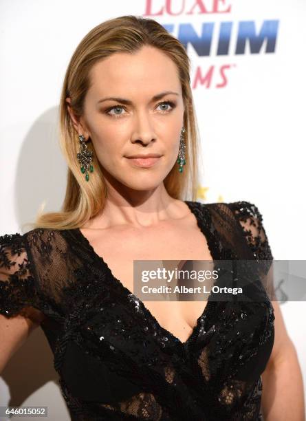 Actress Kristanna Loken arrives for the Norby Walters' 27th Annual Night Of 100 Stars Black Tie Dinner Viewing Gala held at The Beverly Hilton Hotel...