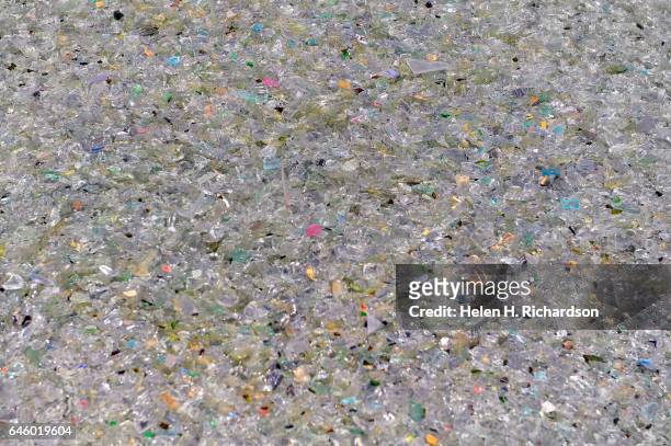 This is the final product of newly recycled glass ready to be shipped at the new state of the art Momentum Recycling plant on February 27, 2017 in...