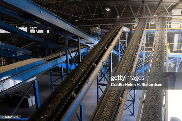 This is some of the high tech equipment used during the recycling process at the new state of the art Momentum Recycling plant on February 27, 2017...