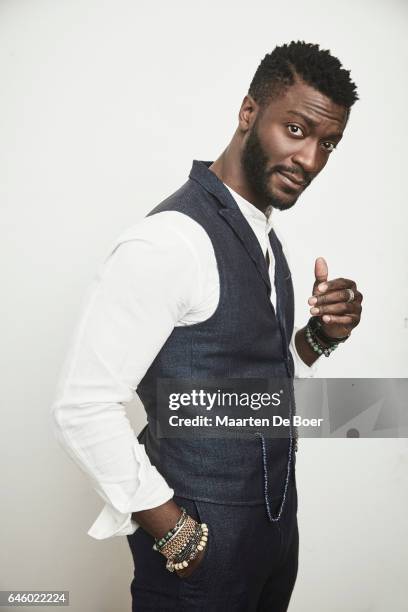 Aldis Hodge from WGN America's 'Underground' poses in the Getty Images Portrait Studio at the 2017 Winter Television Critics Association press tour...