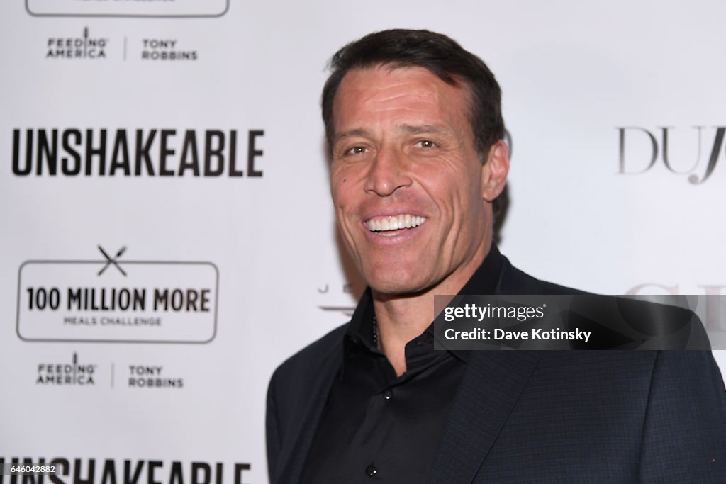 Tony Robbins' Birthday Celebration & Book Launch of "UNSHAKEABLE" Presented by DuJour, Gilt and JetSmarter at PH-D Rooftop