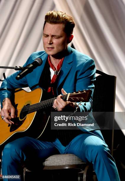 Frankei Ballard performs at the T.J. Martell Foundation 9th Annual Nashville Honors Gala at Omni Hotel on February 27, 2017 in Nashville, Tennessee.