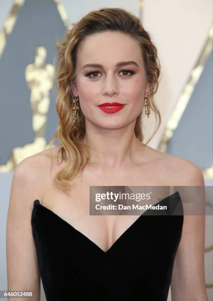 Actress Brie Larson arrives at the 89th Annual Academy Awards at Hollywood & Highland Center on February 26, 2017 in Hollywood, California.